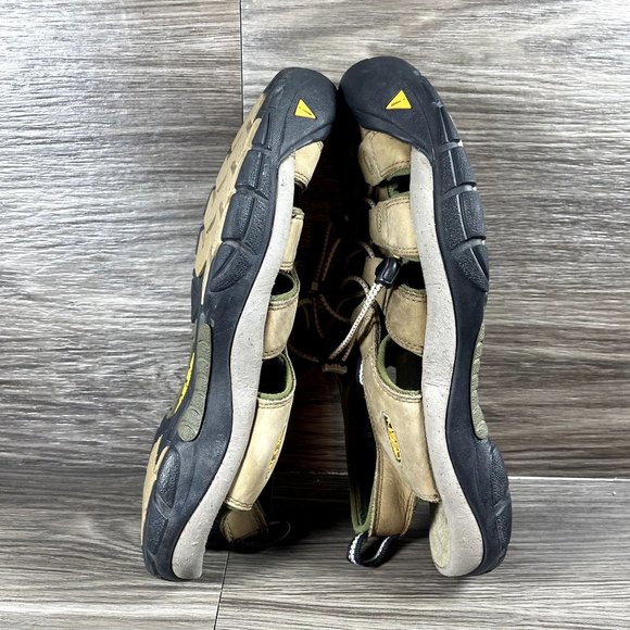 KEEN Men's Tan Leather Newport Waterproof Sandals Shoe Size 12 - Picture 7 of 10